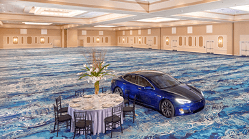 26,000 sq.ft. Grand Ballroom at Rosen Plaza