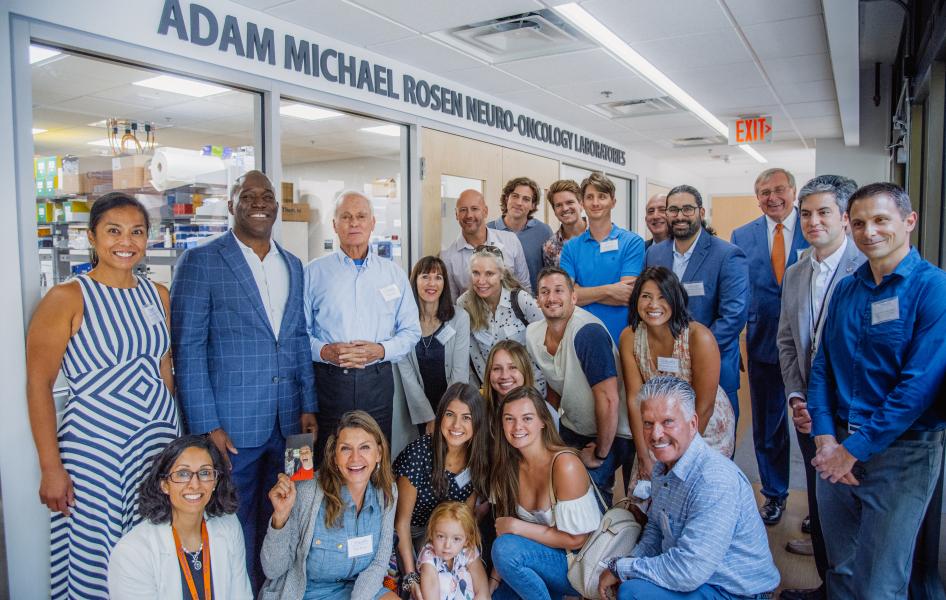 Adam Michael Rosen Neuro-Oncology Laboratories, made possible by a gift from the Harris Rosen Foundation, opens at the University of Florida