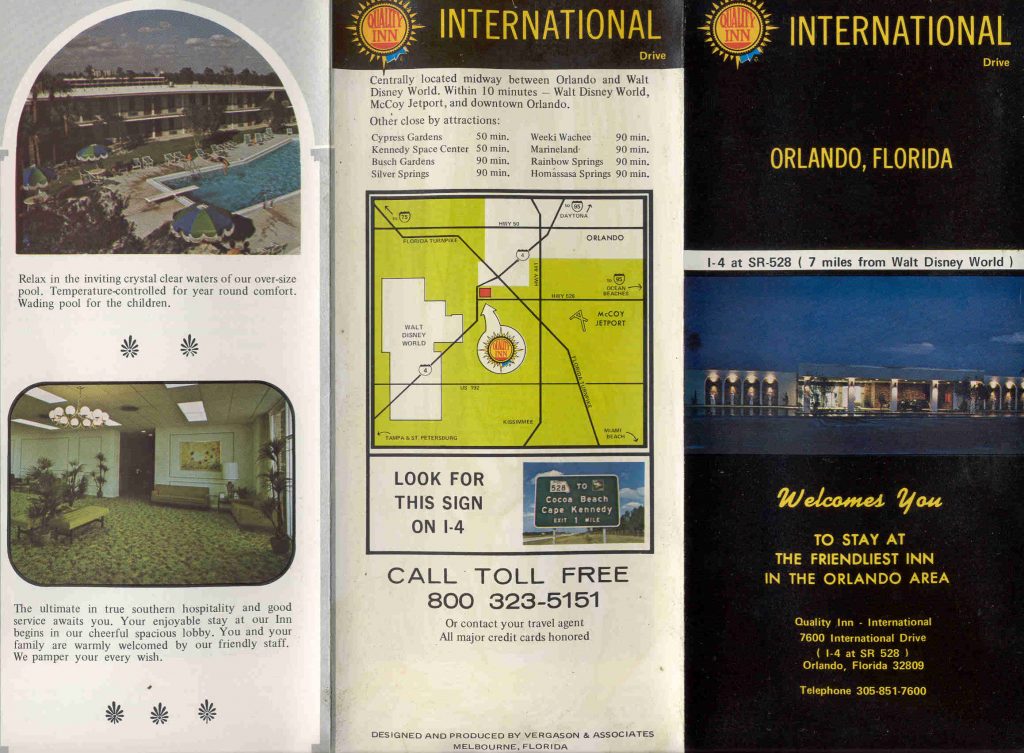 Rosen Inn International First Brochure