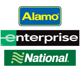 Enterprise, Alamo, National Rental Car Logo