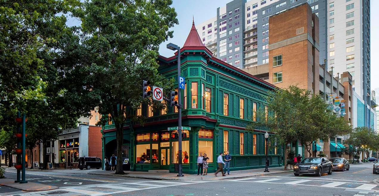 A View of the Rogers Building in Downtown Orlando, home of Orlando CityArts