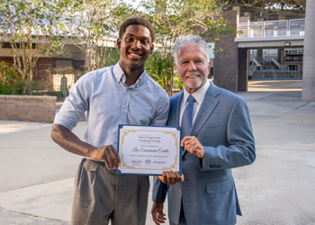 Dr Phillips High School Senior Awards with Frank Santos