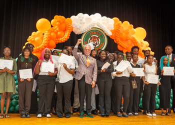Jones High School Senior Awards with Frank Santos